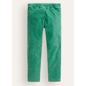 Mini Boden Kids Green Corduroy Pull On Pants Trousers Slim Leg New